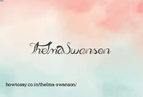 Thelma Swanson
