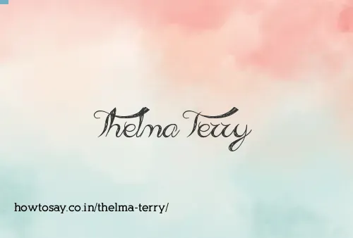 Thelma Terry
