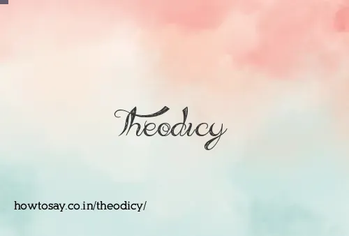 Theodicy