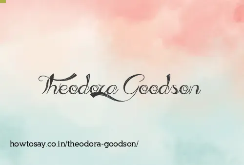 Theodora Goodson