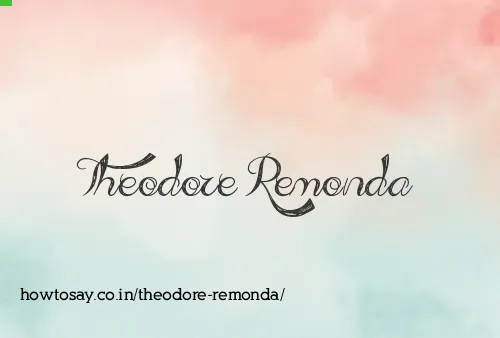 Theodore Remonda