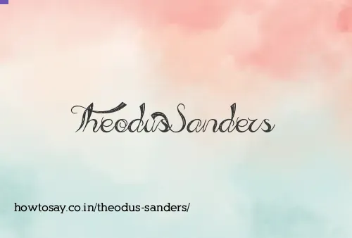 Theodus Sanders