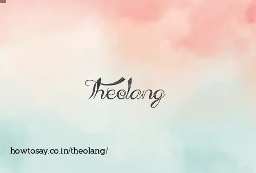 Theolang