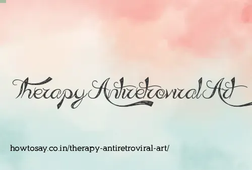 Therapy Antiretroviral Art