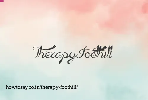 Therapy Foothill