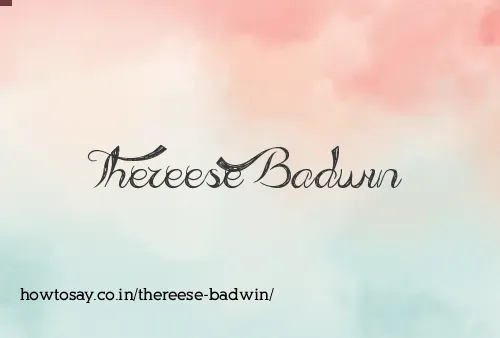 Thereese Badwin