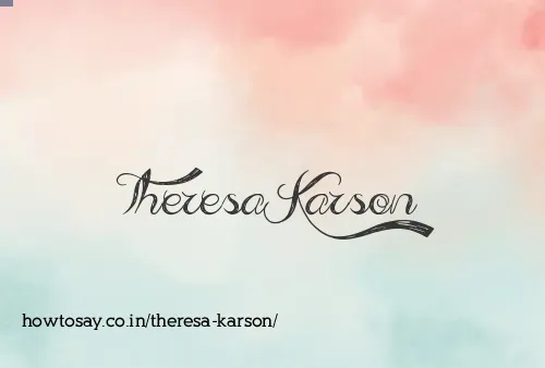 Theresa Karson