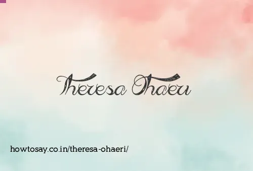 Theresa Ohaeri