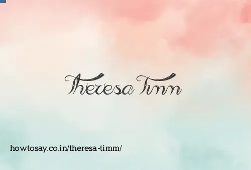 Theresa Timm