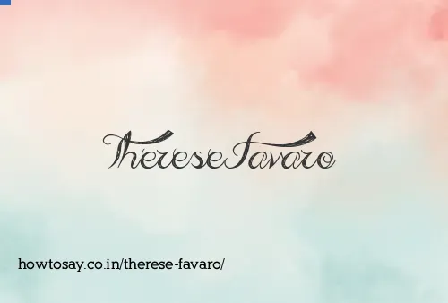 Therese Favaro