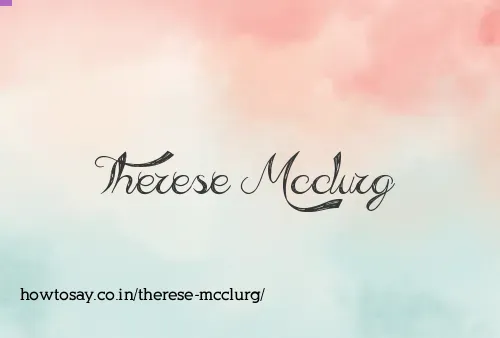 Therese Mcclurg
