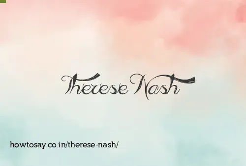 Therese Nash