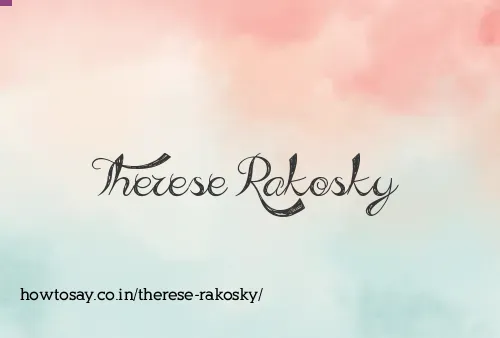 Therese Rakosky
