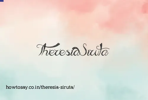 Theresia Siruta