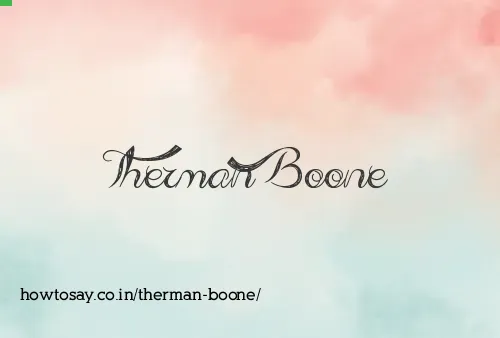 Therman Boone