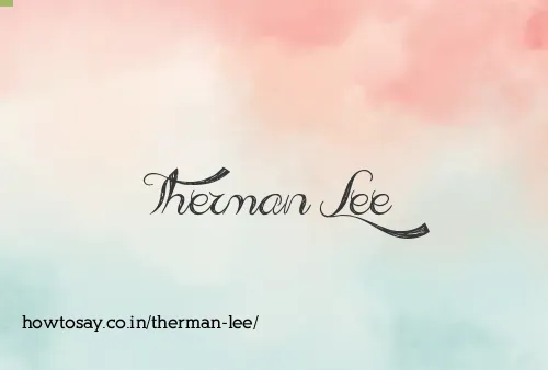 Therman Lee