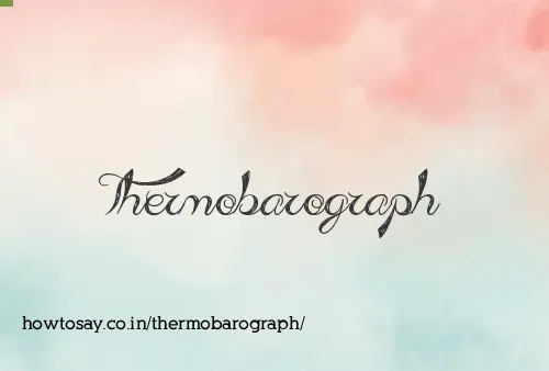 Thermobarograph