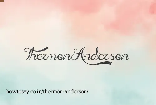 Thermon Anderson