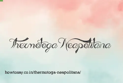 Thermotoga Neapolitana