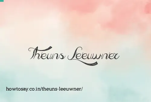 Theuns Leeuwner