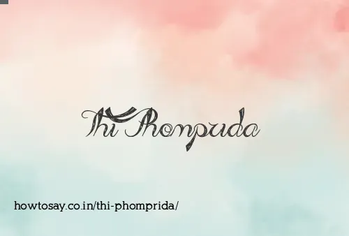 Thi Phomprida