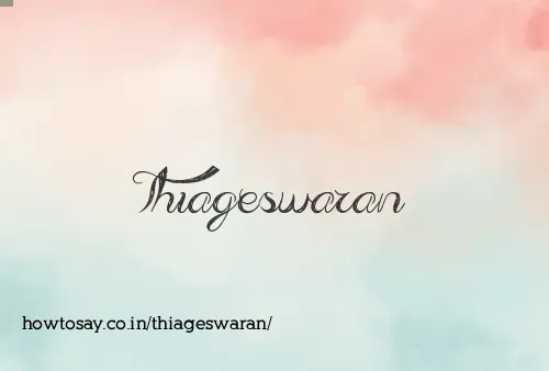 Thiageswaran