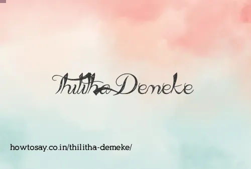 Thilitha Demeke