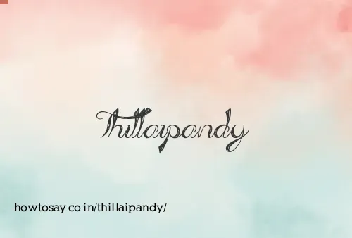 Thillaipandy
