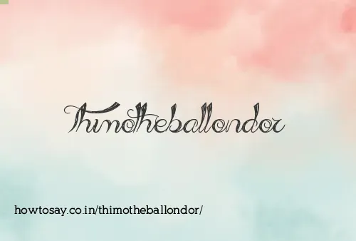Thimotheballondor