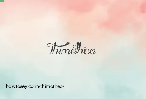 Thimotheo