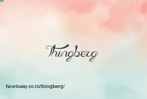 Thingberg