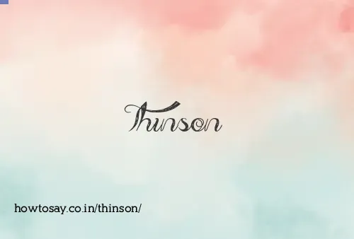 Thinson