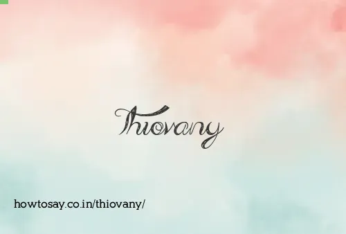 Thiovany