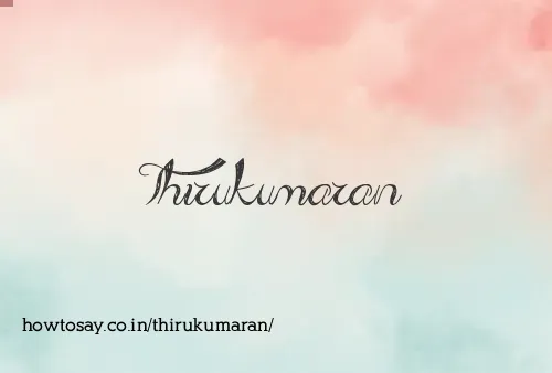 Thirukumaran