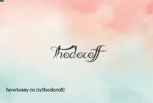 Thodoroff