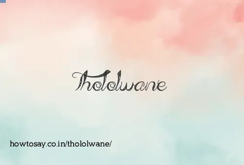 Thololwane