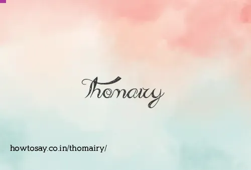 Thomairy