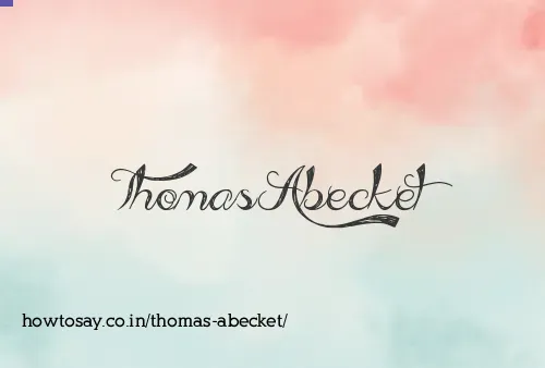 Thomas Abecket