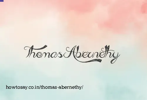 Thomas Abernethy