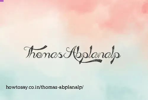 Thomas Abplanalp
