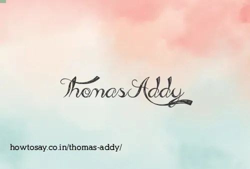 Thomas Addy