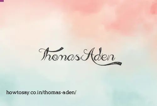 Thomas Aden