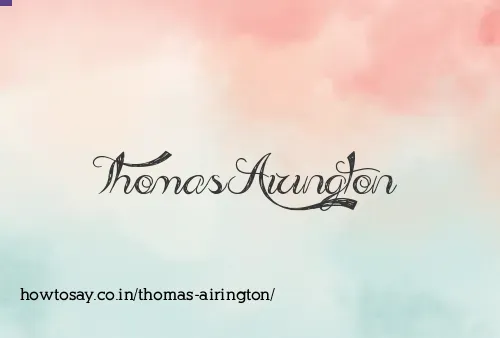 Thomas Airington