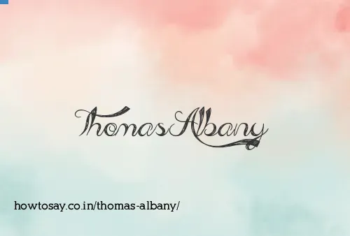 Thomas Albany