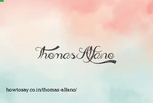 Thomas Alfano
