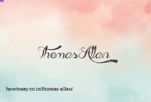 Thomas Allan