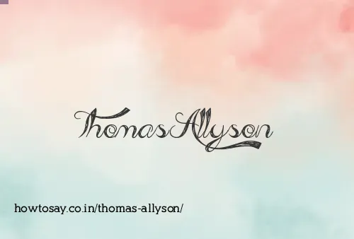 Thomas Allyson