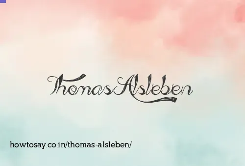 Thomas Alsleben