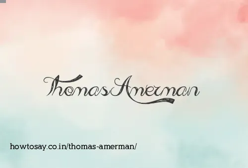 Thomas Amerman