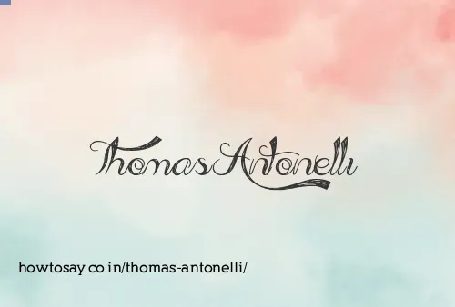 Thomas Antonelli